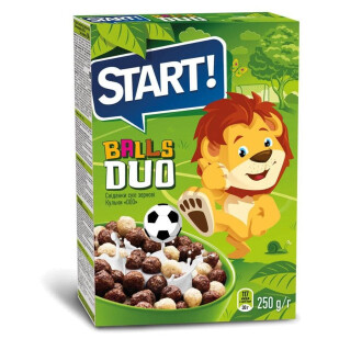 Кульки кукурудзяні Start Duo, 250г (4820008126474)