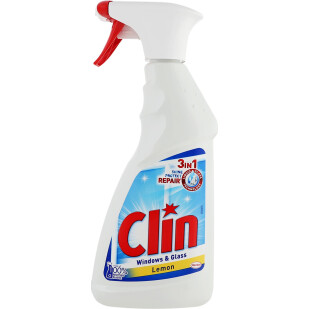 Засіб мийний Clin Лимон для скла, 500мл (9000100519694)