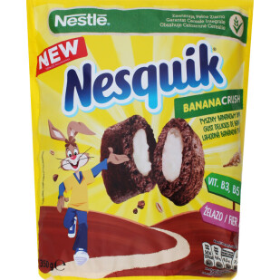 Сніданок готовий Nesquik Bananacrush, 350г (5900020036360)