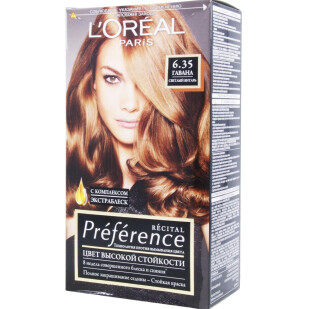 Краска для волос  L'oreal RECITAL Preference тон 6.35, шт (3600520248967)