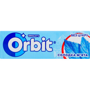 Жувальна гумка Orbit Солодка м'ята, 14г (50173808)
