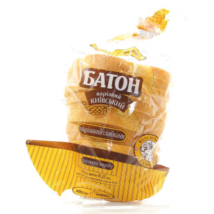 Батон Київхліб Киевский нарезной 250г  (4820136401290)