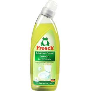 Гель для чищення унітазу Frosch Лимон, 750мл (4009175170507)