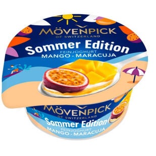 Йогурт Movenpick Summer edition манго-маракуйя 13%, 150г (4002334118297)