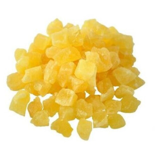 Цукаты ананас кубики, кг