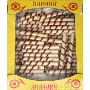 Трубочка вафельна Зарина Молочний рай, 2кг/ящ