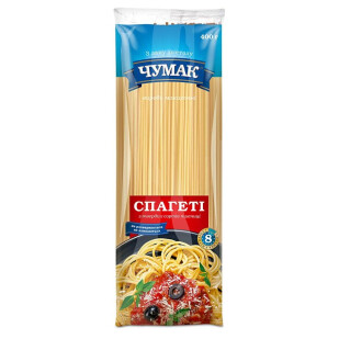 Изделия макаронные Чумак Спагетти, 400г (4820156768731)