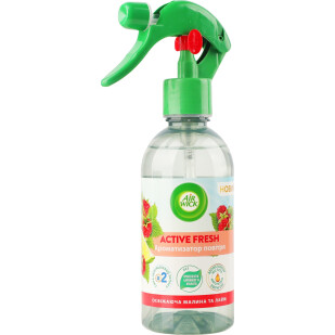 Освежитель воздуха аэрозольный Air Wick Active Fresh Освежающая малина и лайм, 237мл (4820232970881)