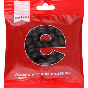 Драже Extra! Арахіс у какао-порошку, 200г (4824034018260)