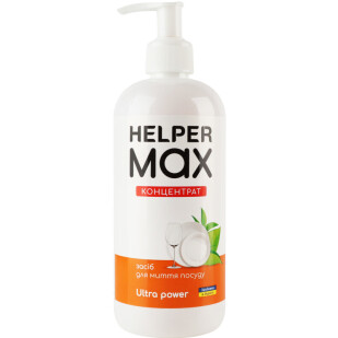 Засіб для миття посуду Helper Max Ultra power концентрат, 500мл (4820183971968)
