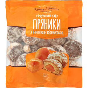 Пряники Київхліб Фруктовый сад Абрикос, 360г (4820136406226)