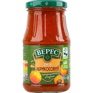 Джем Верес абрикосовий, 370г (4823105402120)