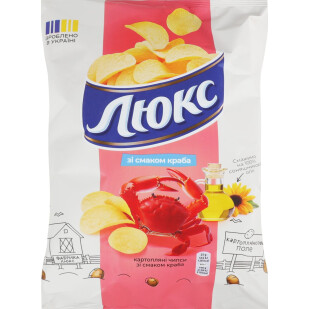 Чипсы Люкс со вкусом краба, 125г (7622202224461)