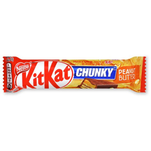 Батончик Kit Kat с арахисовым маслом в молочном шоколаде, 42г (3800020411971)