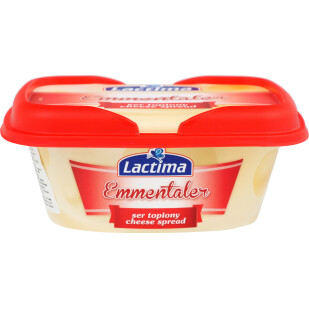 Сыр плавленый Lactima Эмменталь 52,5%, 130г (5901126013507)