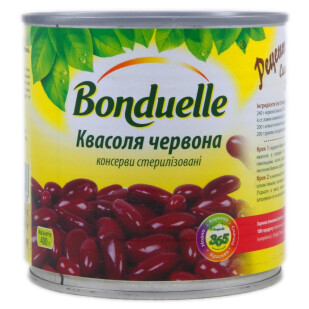 Фасоль Bonduelle красная нежная в соусе ж/б, 400г (3083680009508)