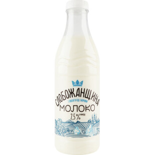 Молоко пастеризоване Галичина 2,5%, 870г (4820038493829)