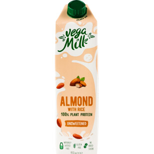 Напиток рисово-миндальный Vega Milk ультрапастеризованный 1,5%, 950мл (4820192262088)