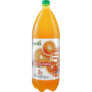 Напій Biola сильногазований зі смаком Апельсину, 2л (4820010896624)