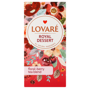 Чай цветочный Lovare Royal dessert 24*1,5г (4820198871123)