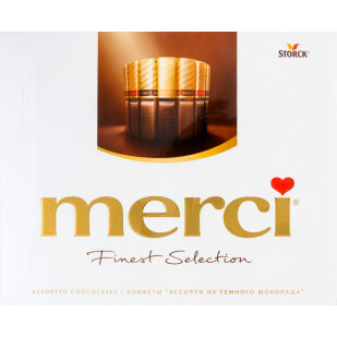 Шоколад Merci темний, 250г (4014400901412)