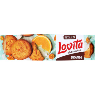 Печиво Roshen Lovita апельсин, 150г (4823077633331)