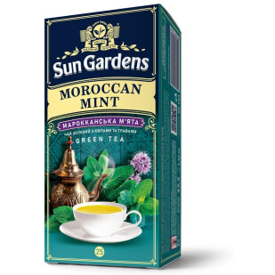 Чай зеленый Sun Gardens Moroccan mint, 25*1,7г