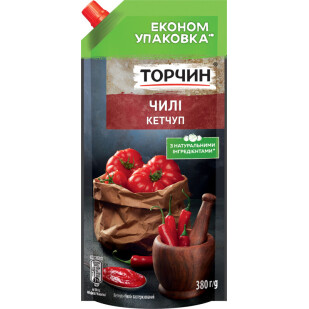 Кетчуп Торчин чілі, 380г (4820001316308)