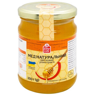 Мед Fine Life из разнотравья, 350г (4820284563529)