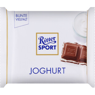 Шоколад Ritter Sport йогурт, 100г (4000417027009)