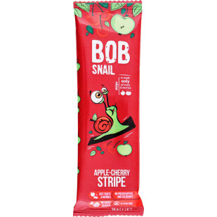 Конфета Bob Snail яблочно-вишневая, 14г (4820206080622)
