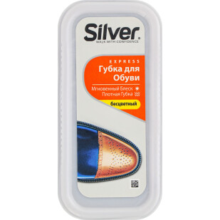 Губка-блиск Silver для взуття безбарвна, шт (8690757000815)