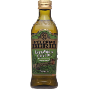 Масло оливковое Filippo Berio Extra Virgin с/б, 500мл (8002210500204)