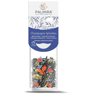 Смесь черного и зеленого чая Palmira Брызги шампанского, 10шт*2.4г