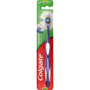 Зубная щетка Colgate Premier Ultra средней жесткости, шт (8850006330449)