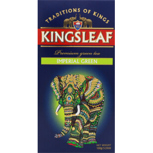 Чай зелений Kingsleaf Imperial green, 100г (4792252942394)