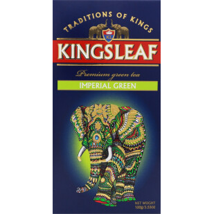 Чай зеленый Kingsleaf Imperial green, 100г (4792252942394)