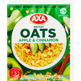 Каша АХА овсяная с яблоком и корицей, 40г (4820008123282)