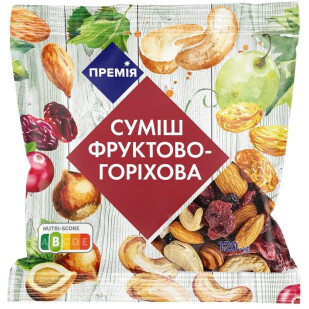 Суміш Премія фруктово-горіхова, 120г (4823096426426)