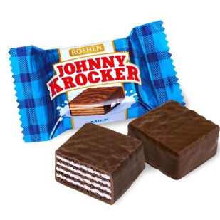 Цукерки Roshen Johnny Krocker milk, кг