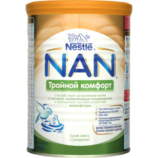 Смесь NAN тройной комфорт, 400г (7613035351462)