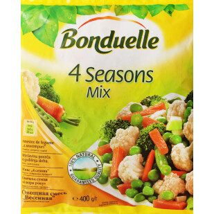 Смесь овощная Bonduelle 4 времени года, 400г (3083680566377)