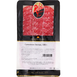 Ковбаса Rolfho Cальчічон Екстра нарізка, 100г (8423759056050)