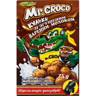 Шарики Мr.Croco со сгущенным вареным молоком, 75г (4820017295581)