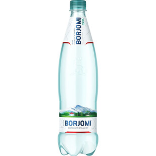 Вода минеральная Borjomi газированная сильногазированная, 0,75л (4860019001414)