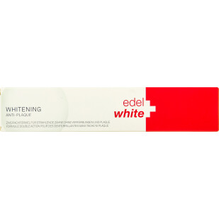 Паста зубная Edel+white Антиналет+отбеливание, 75мл (7640131975117)