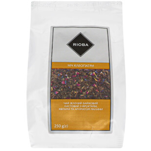 Чай листовой Rioba Ночь Клеопатры зеленый байховый, 250г (4820198871536)