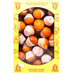 Кекс-мини Добробут с фруктовым наполнителем Малина, 1кг/ящ.