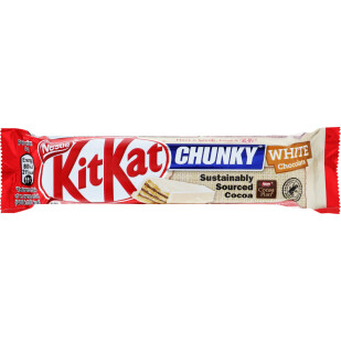 Батончик Kit Kat Chunky в белом шоколаде, 40г (3800020403655)