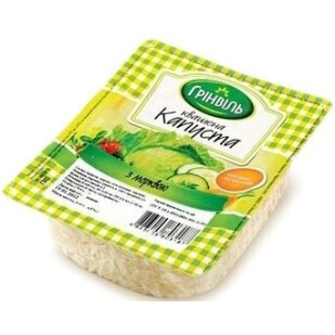 Капуста Грінвіль квашеная с морковью, 900г (4823006803194)